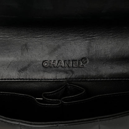 Chanel Patent Quilted East West Chocolate Bar Flap Black 6 of 11