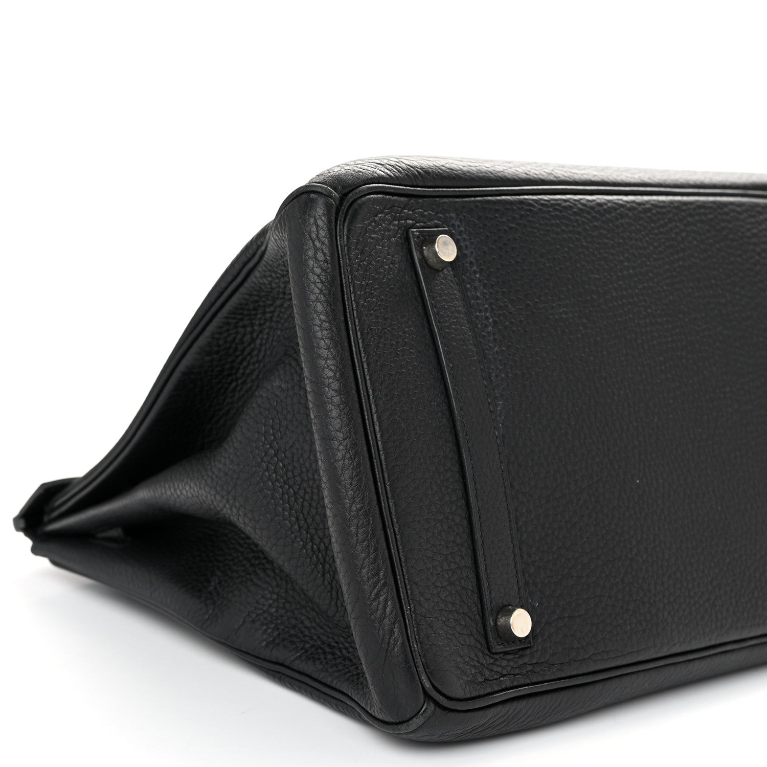 Hermes Taurillon Clemence Birkin 35 Black 9 of 12