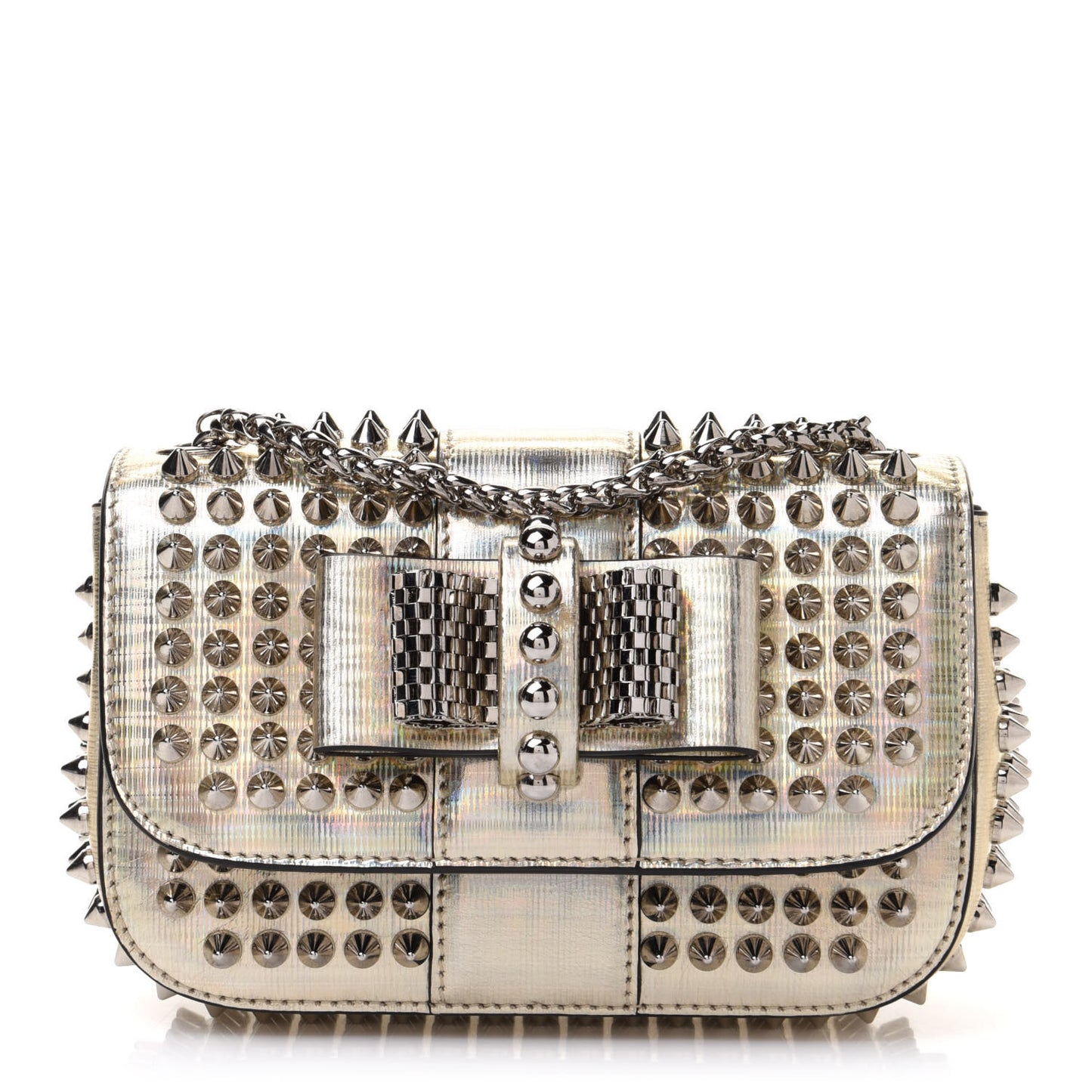 Specchio Galactic Spikes Sweety Charity Crossbody Bag Platine