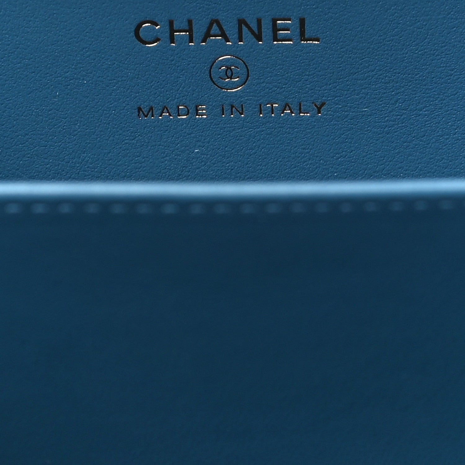 Chanel Denim Quilted CC Pearl Crush Camera Case Blue 6 of 11
