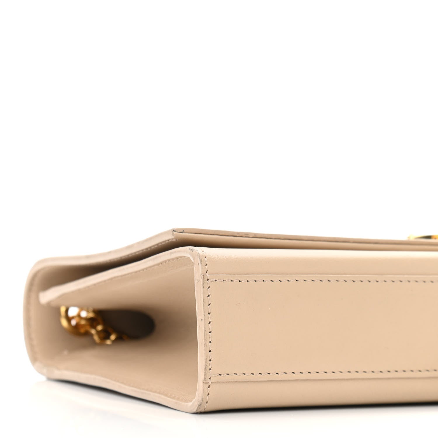 Saint Laurent Smooth Calfskin Medium Classic Monogram Kate Tassel Satchel Nude Powder 7 of 9