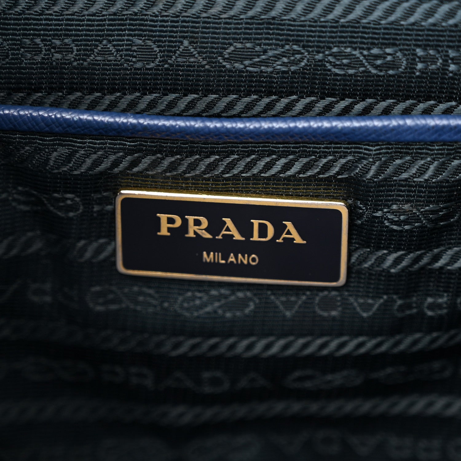 Prada Saffiano Large Galleria Double Zip Tote Bluette 6 of 15