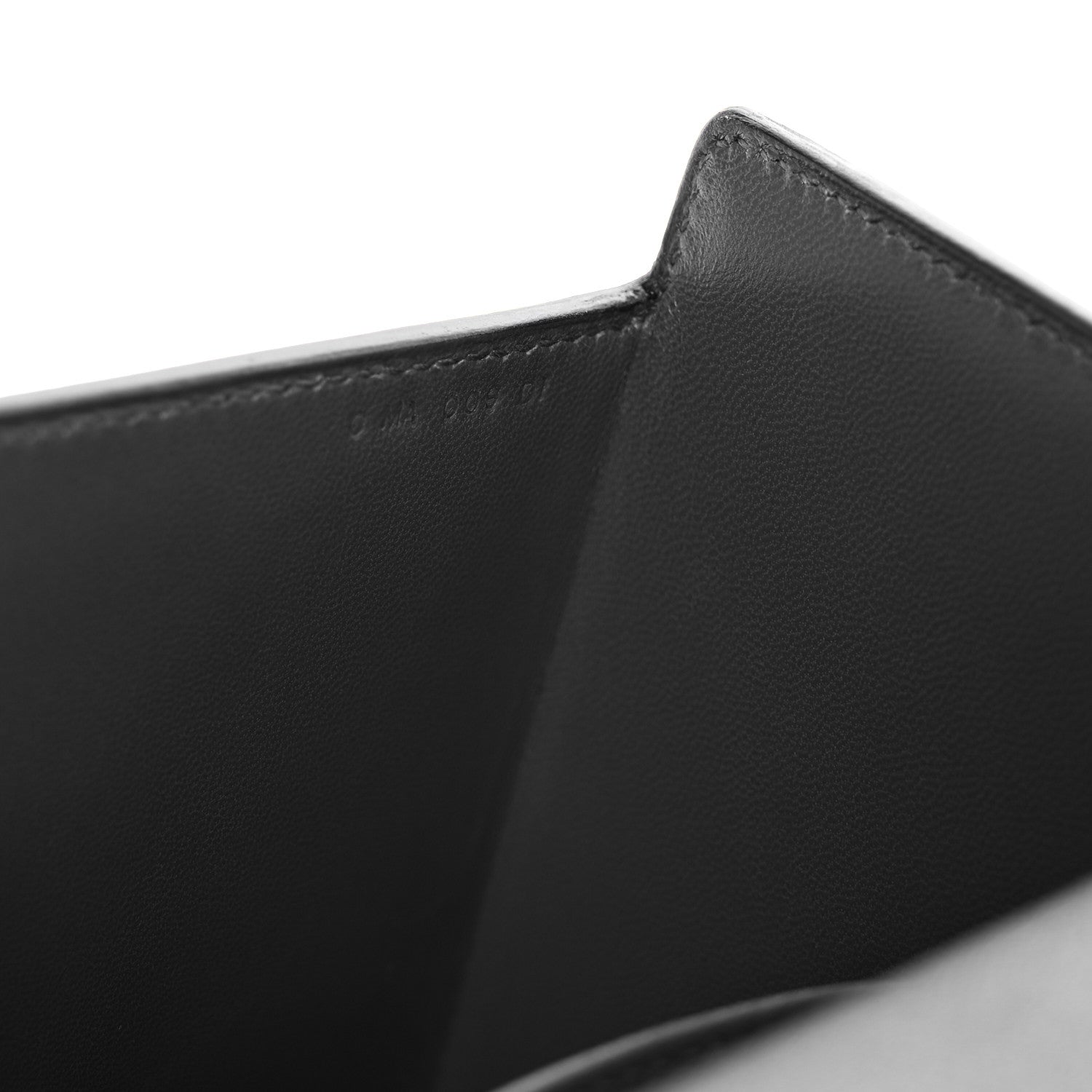 Hermes Chevre Mysore Enamel Cinhetic Boxy Top Handle Bag Deep Bleu 7 of 13