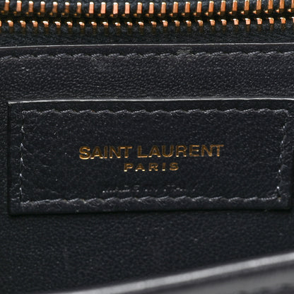 Saint Laurent Canvas Monogram All Over Small Satchel Bag Beige 6 of 9