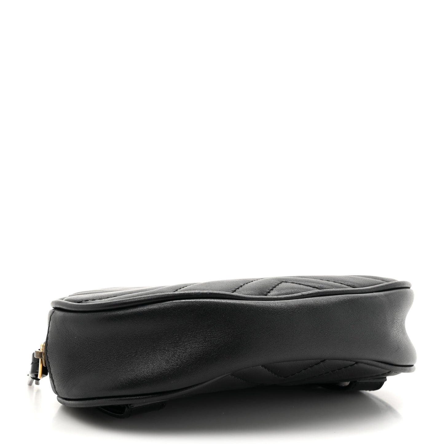 Calfskin Matelasse GG Marmont Belt Bag 65 Black