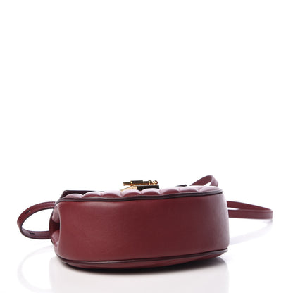 Chloe Calfskin Quilted Mini Drew Bijou Shoulder Bag Dahlia Red 4 of 7