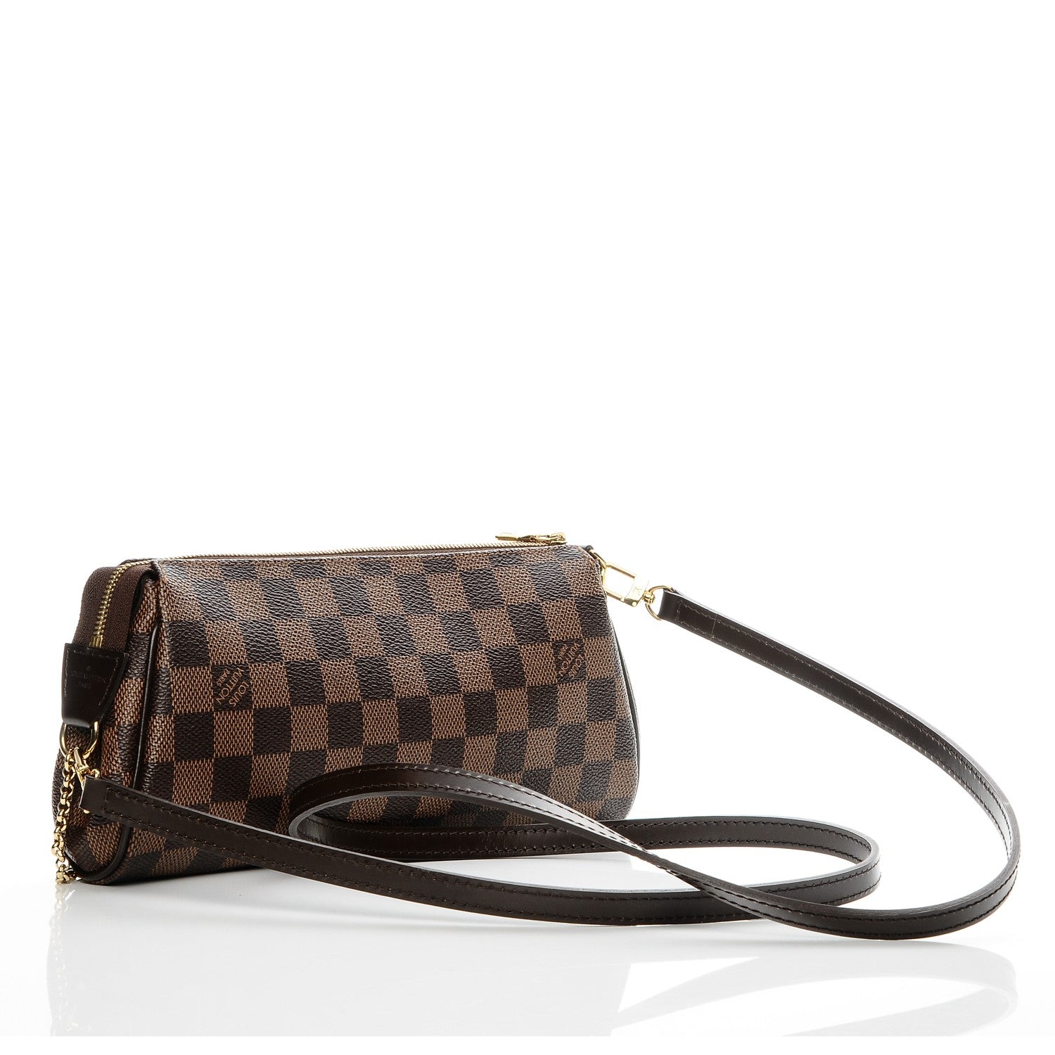Louis Vuitton Damier Ebene Eva Clutch 3 of 8