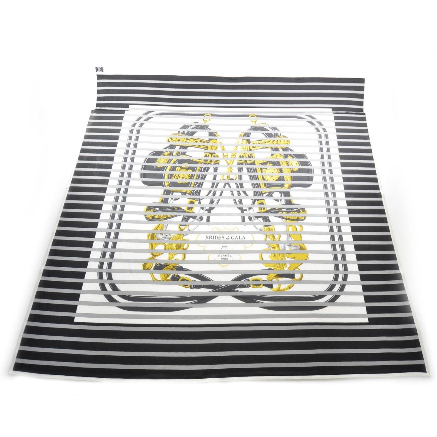 Silk Jersey Brides De Gala Scarf 90 Black