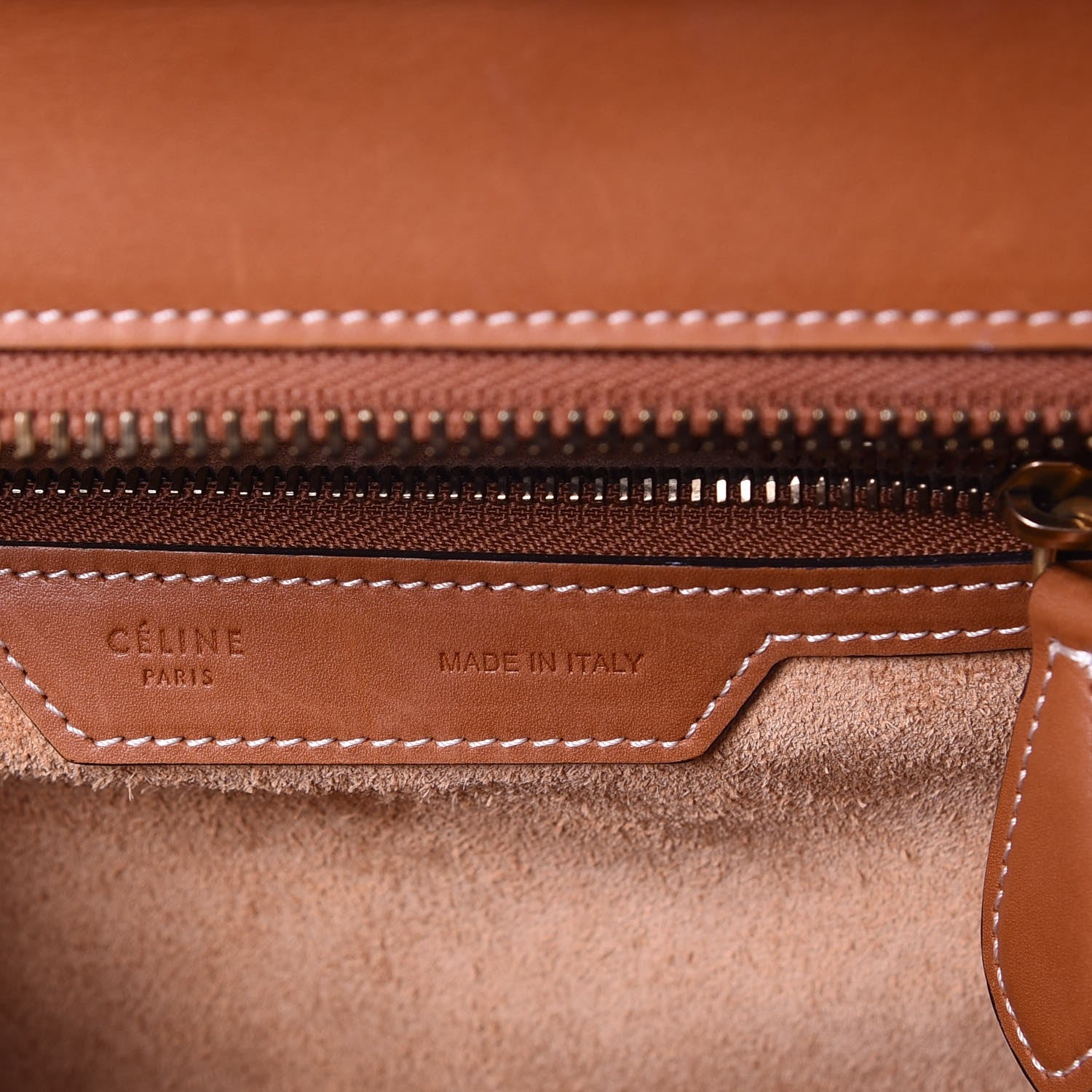 Celine Natural Calfskin Micro Luggage Tan 6 of 8