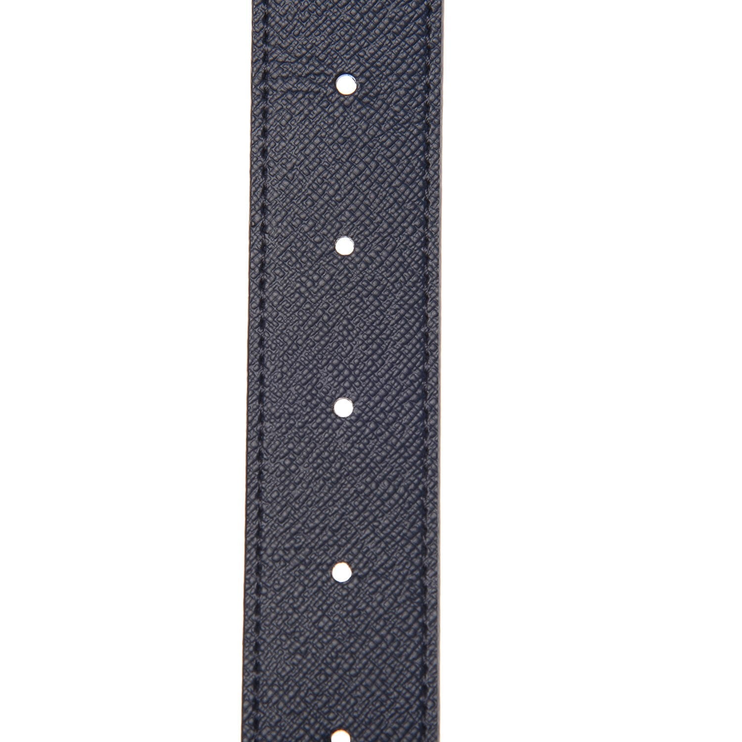 Louis Vuitton Calfskin Monogram 30mm LV Initiales Reversible Belt 85 34 Indigo 7 of 9