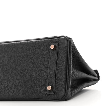 Hermes Togo Birkin 25 Black 10 of 12