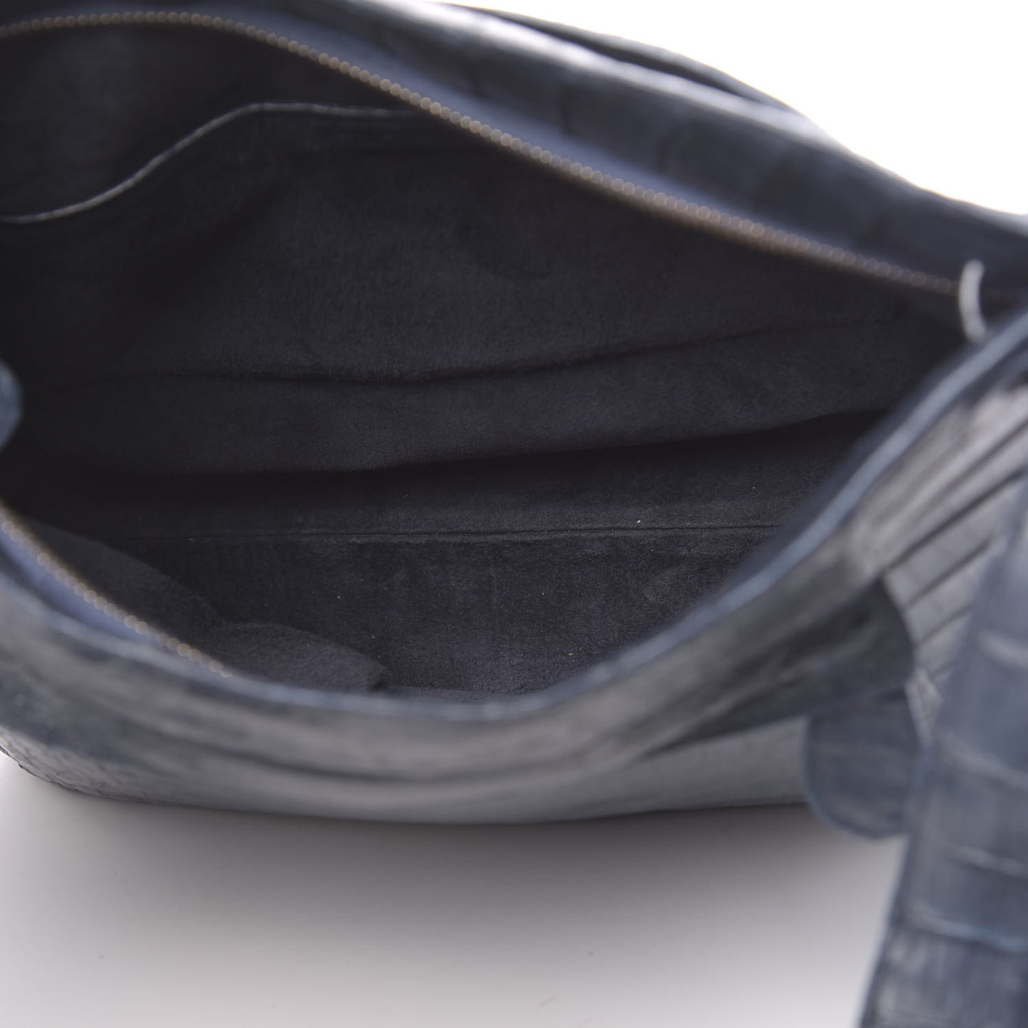 Crocodile Crossbody Bag Dark Blue