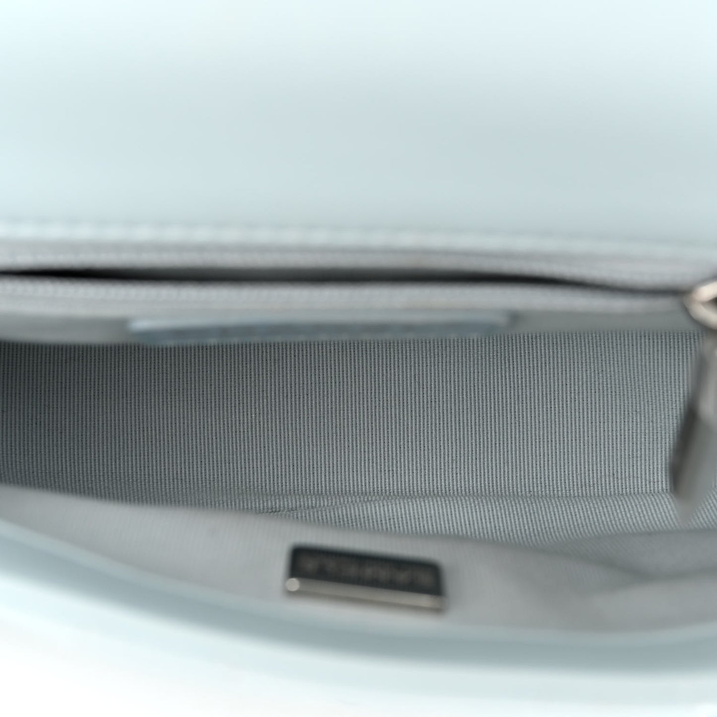 Lambskin Quilted Mini My Perfect Flap Light Blue