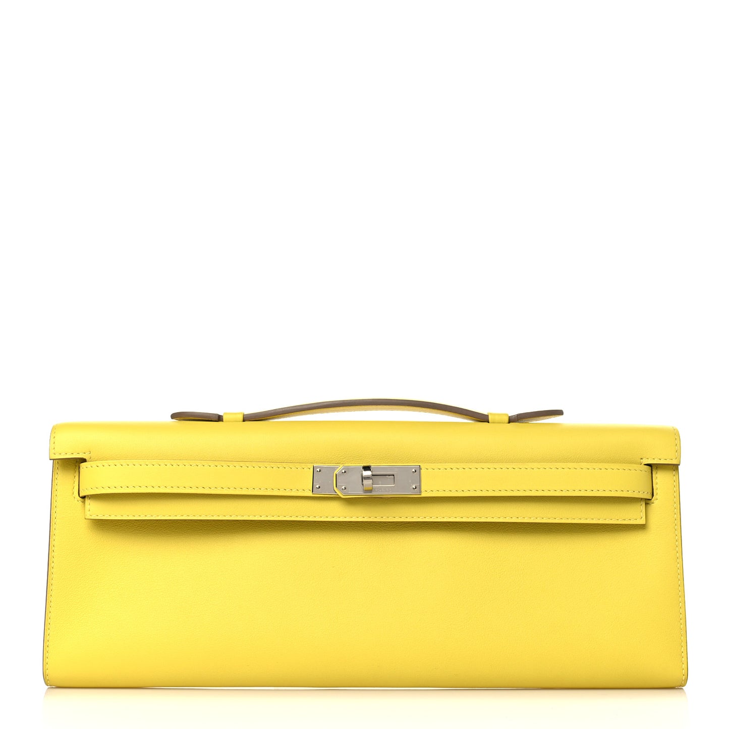 Swift Kelly Cut Clutch Pochette Lime
