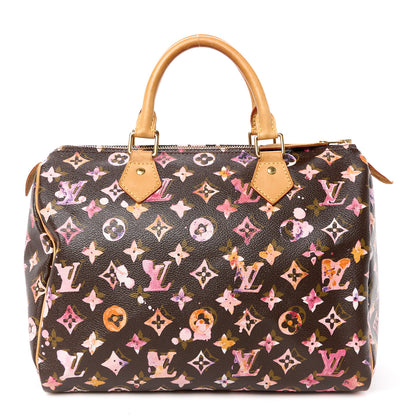 Louis Vuitton Watercolor Aquarelle Speedy 30 Brown 1 of 11