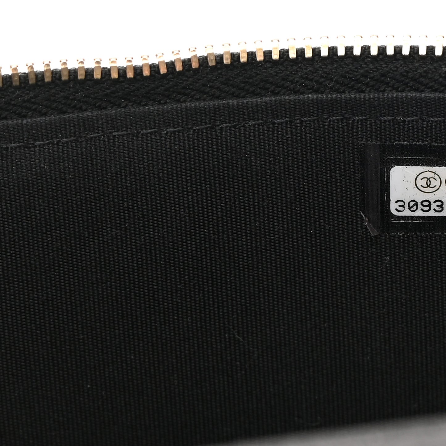 Raffia Jute Striped Small Vanity Case With Chain Black Beige