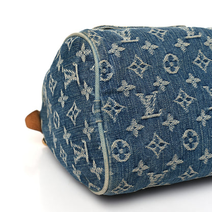 Louis Vuitton Monogram Denim Neo Speedy Blue 8 of 11