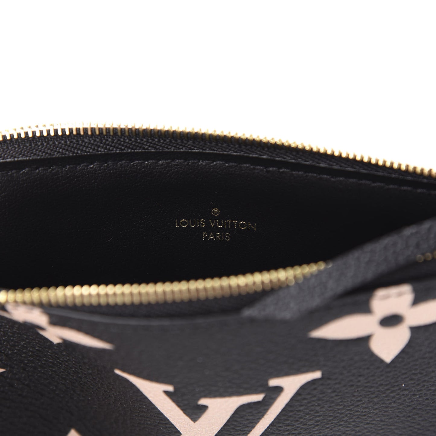 Empreinte Monogram Giant Crafty Pochette Felicie Zippered Insert Black