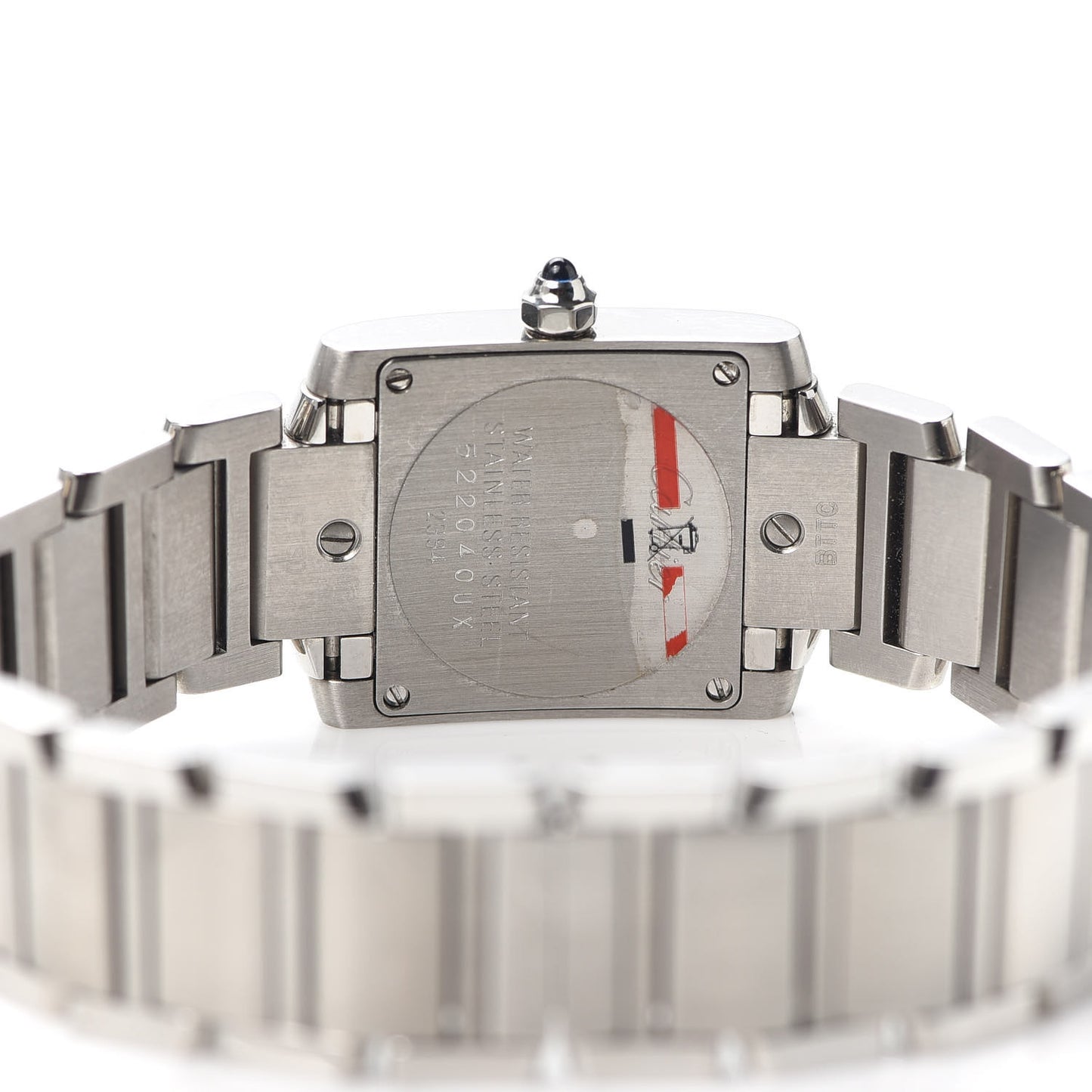 Stainless Steel 20mm Tank Francaise Quartz Watch