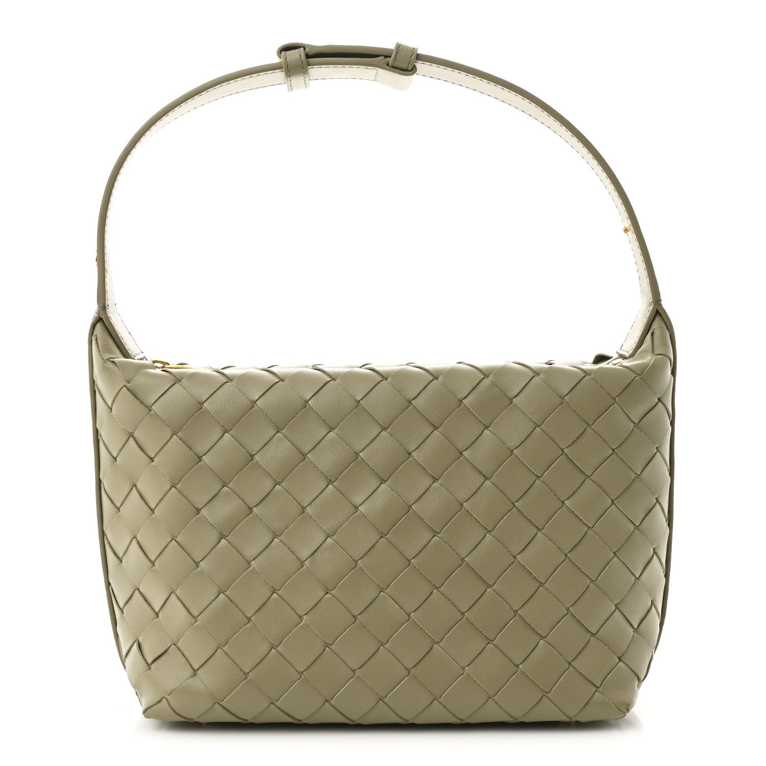 Bottega Veneta Calfskin Nappa Intrecciato Mini Wallace Travertine 1 of 9