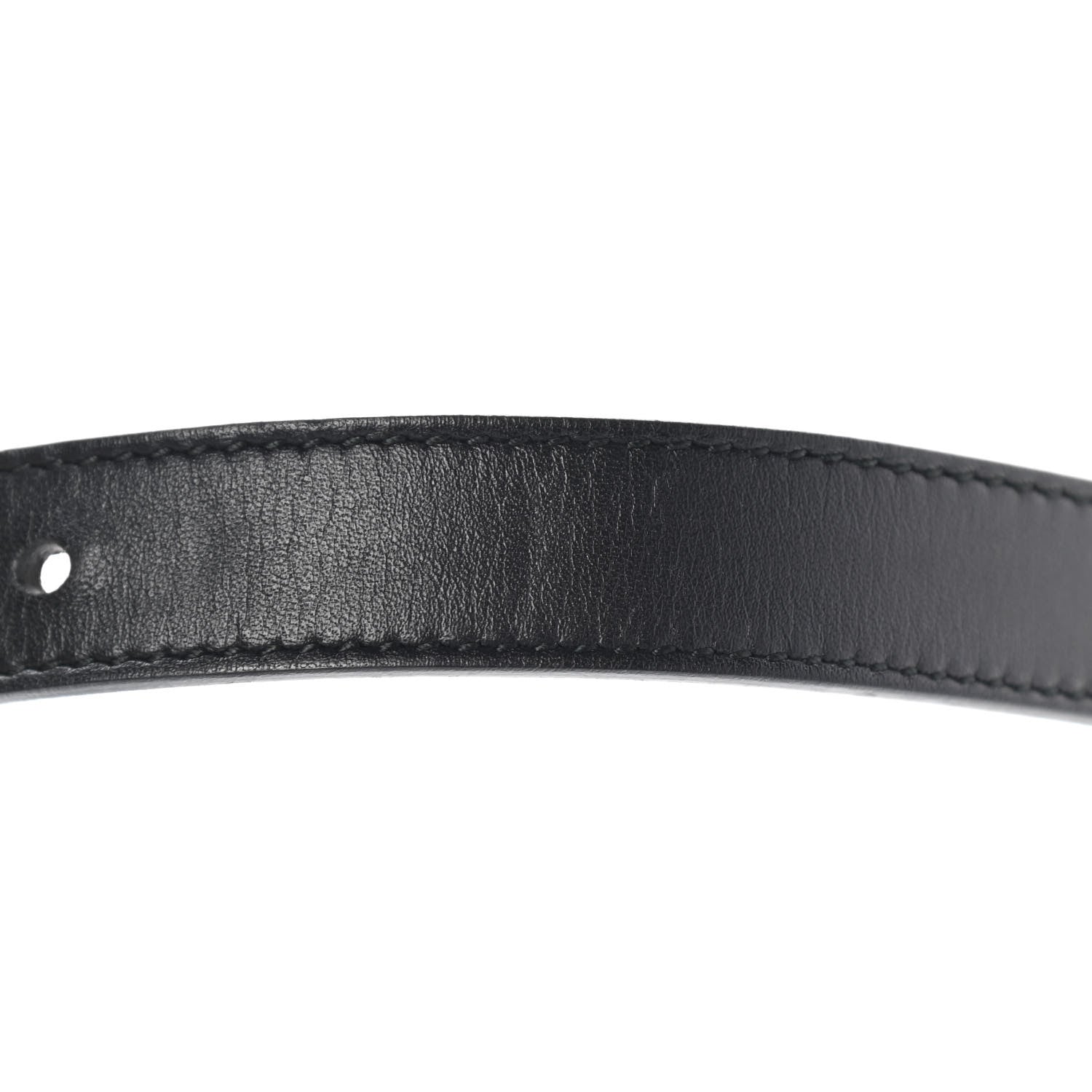 Gucci Calfskin Double G 20mm Belt 80 32 Black 7 of 8