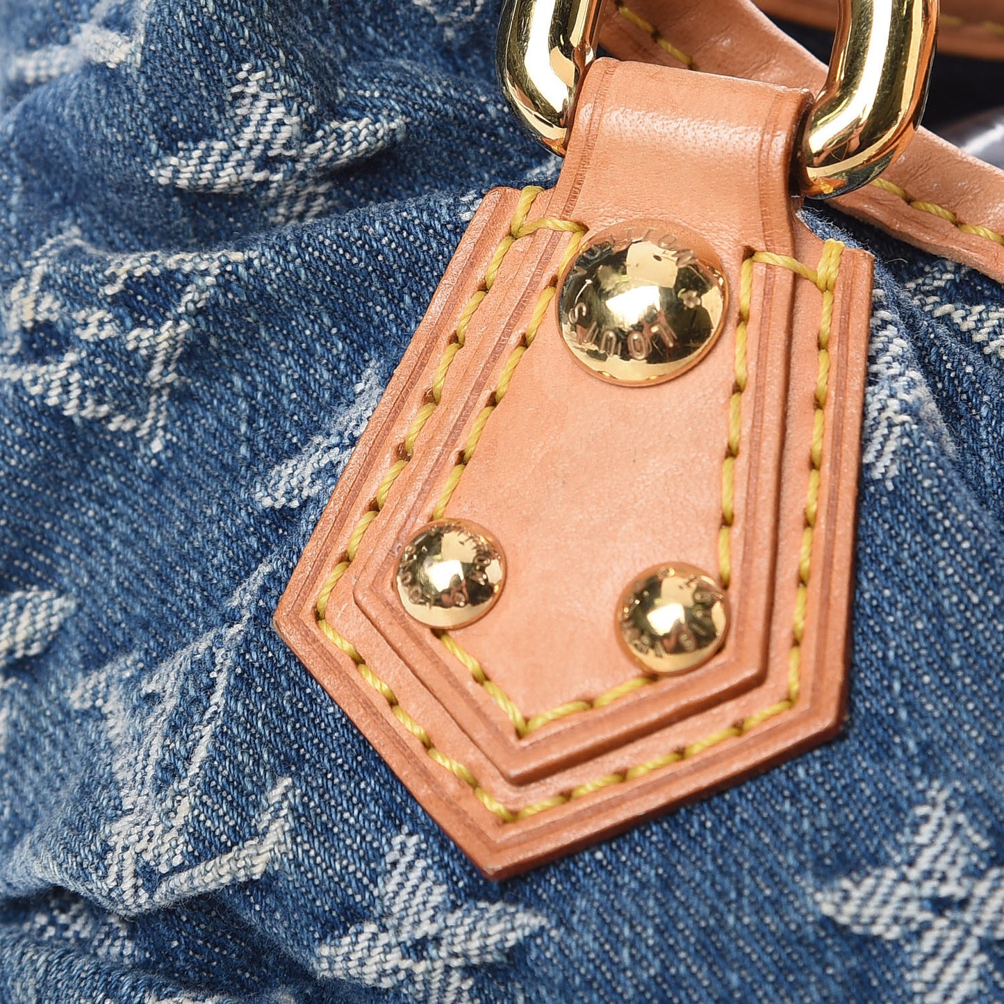Monogram Denim Pleaty Blue