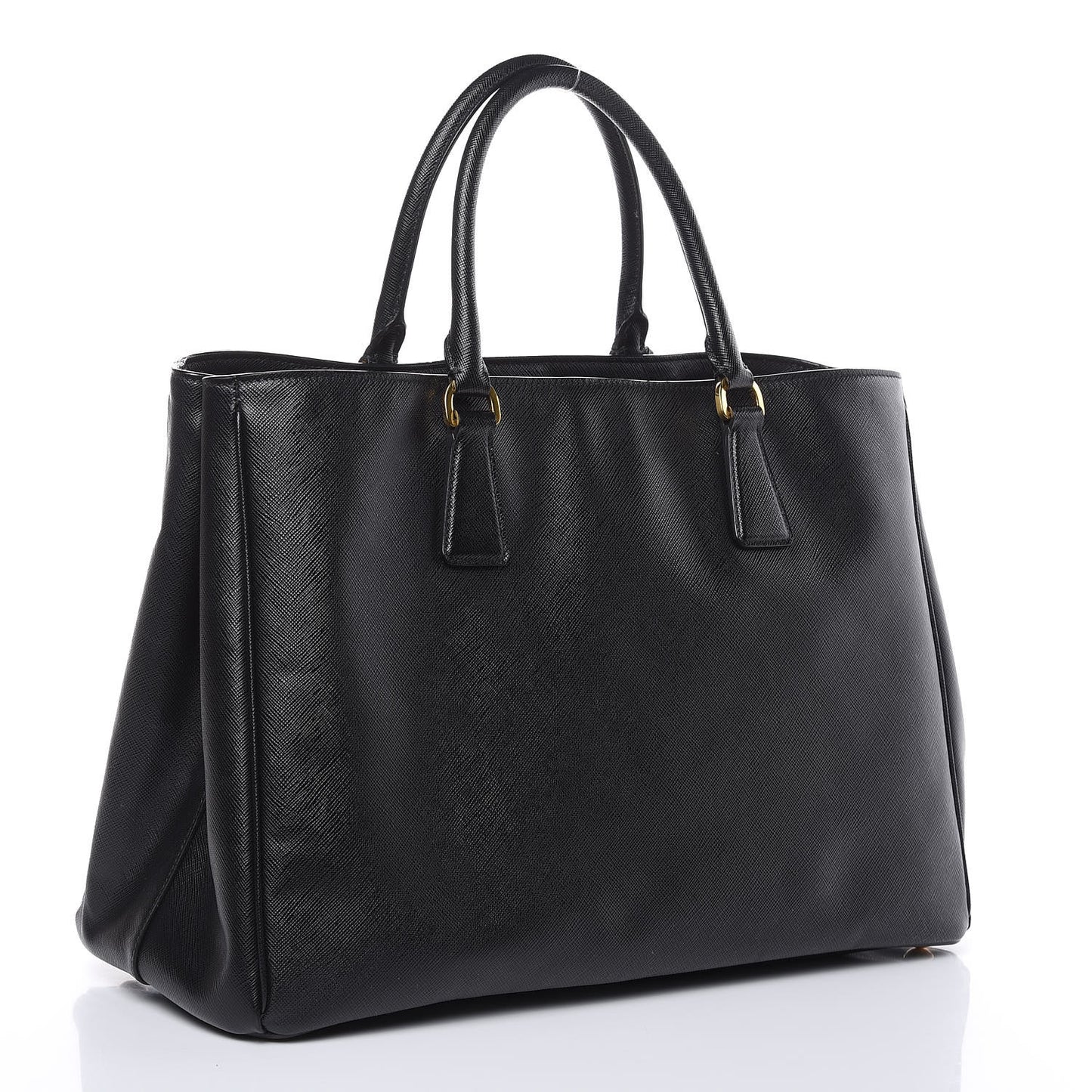 Saffiano Lux Large Tote Black