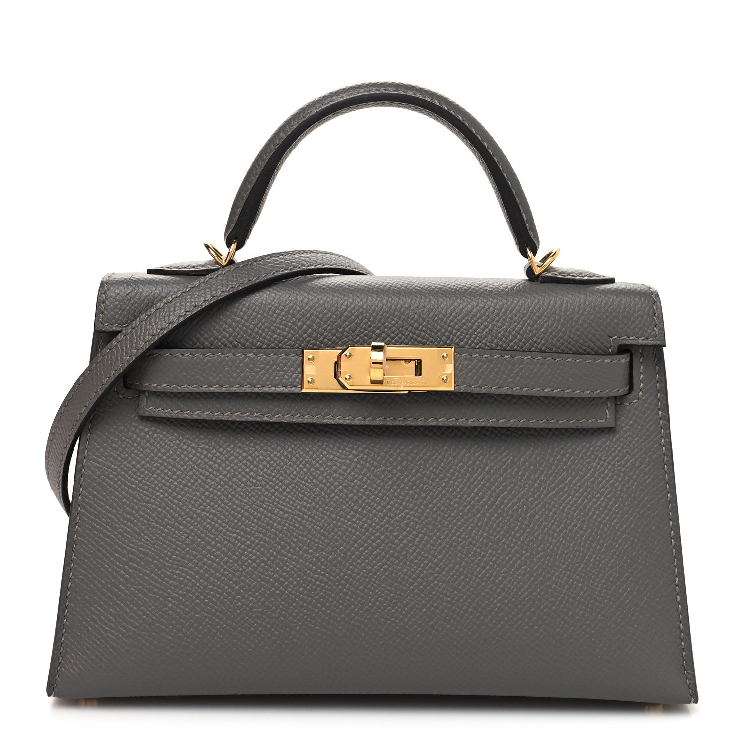 Hermes Epsom Mini Kelly Sellier 20 Gris Meyer 1 of 10