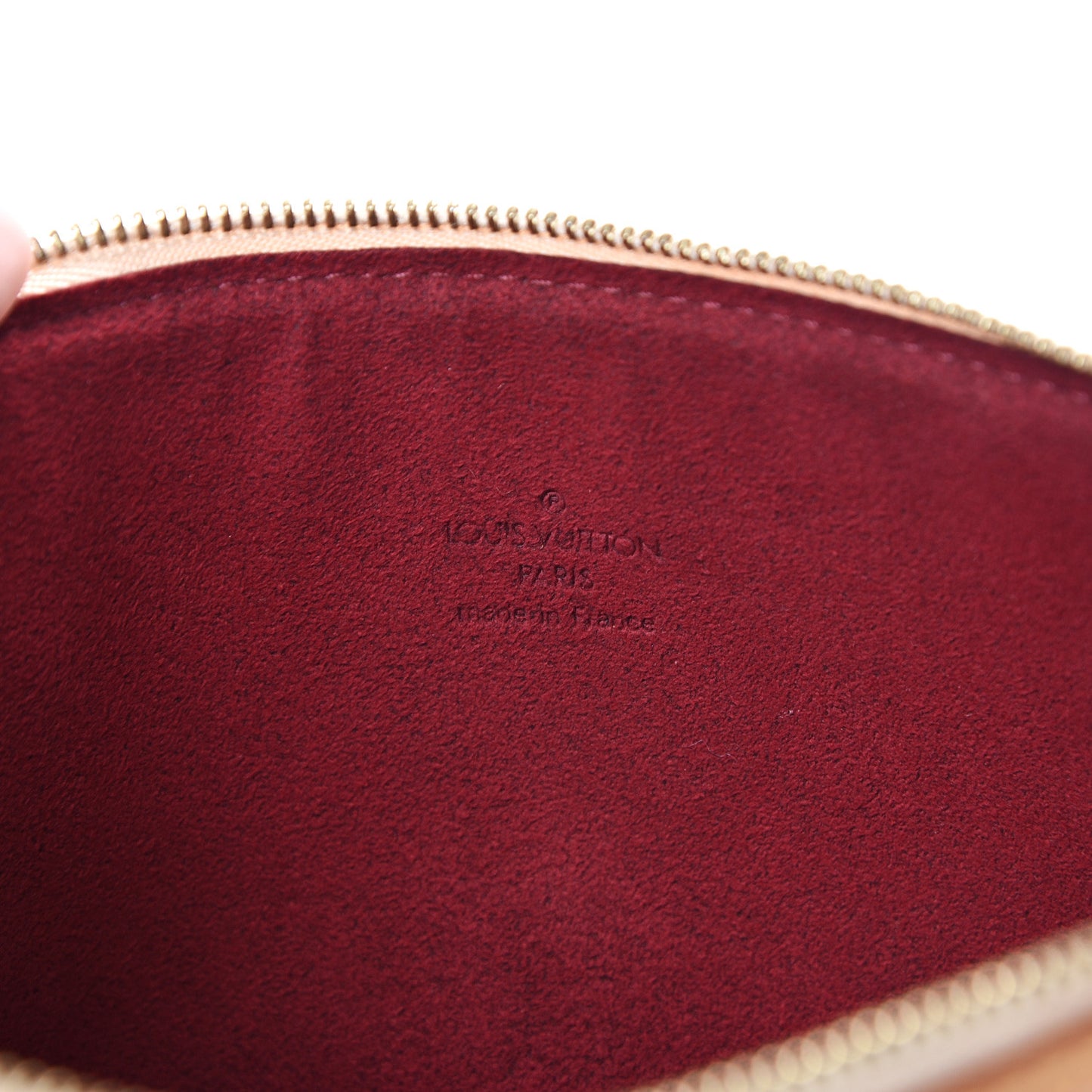 Monogram Multicolor Pochette Accessories White