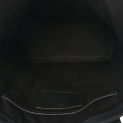 Alexander McQueen Canvas Calfskin T-Bar Shopping Bag Black 5 of 12