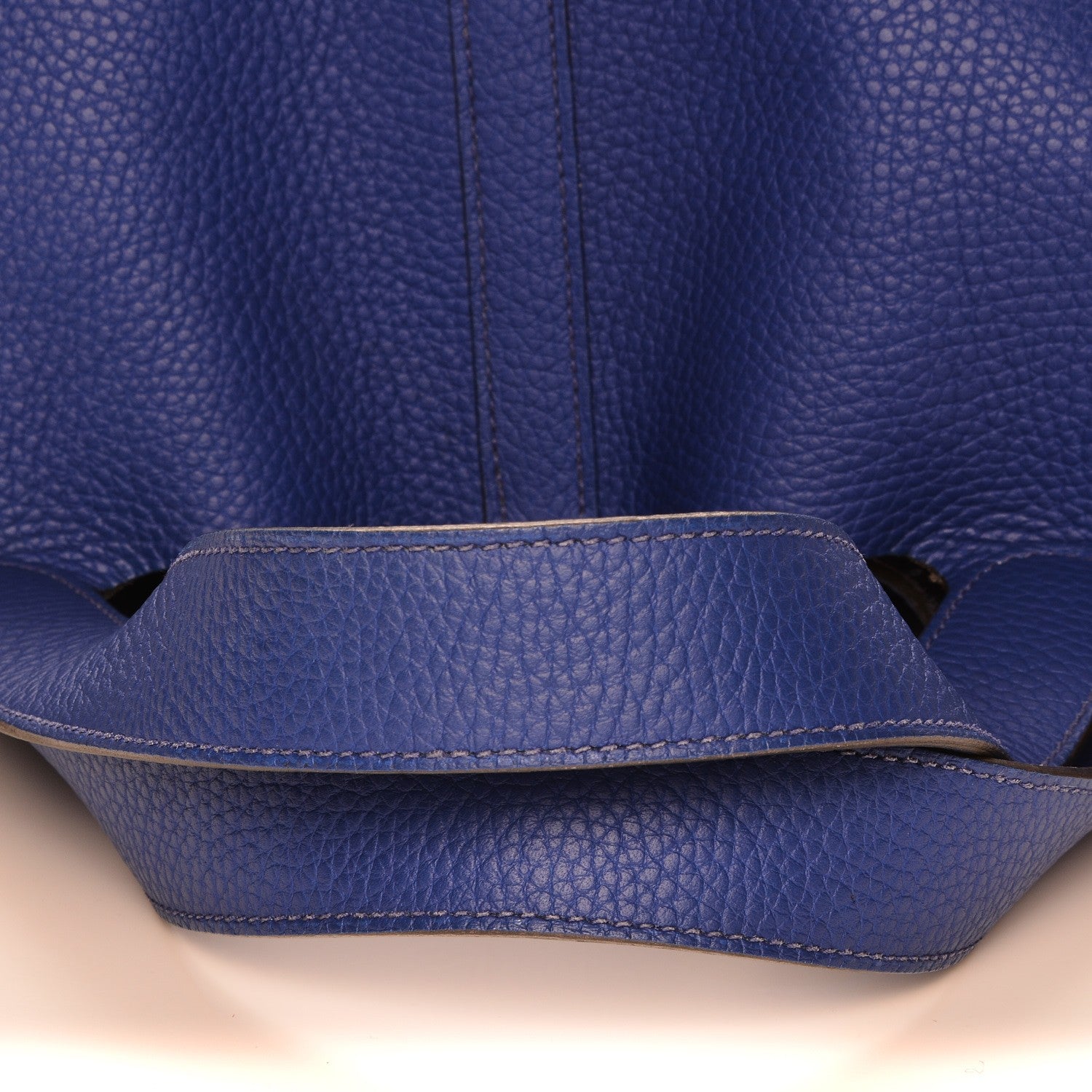 Hermes Taurillon Clemence Picotin Lock 26 GM Bleu Electrique 7 of 17