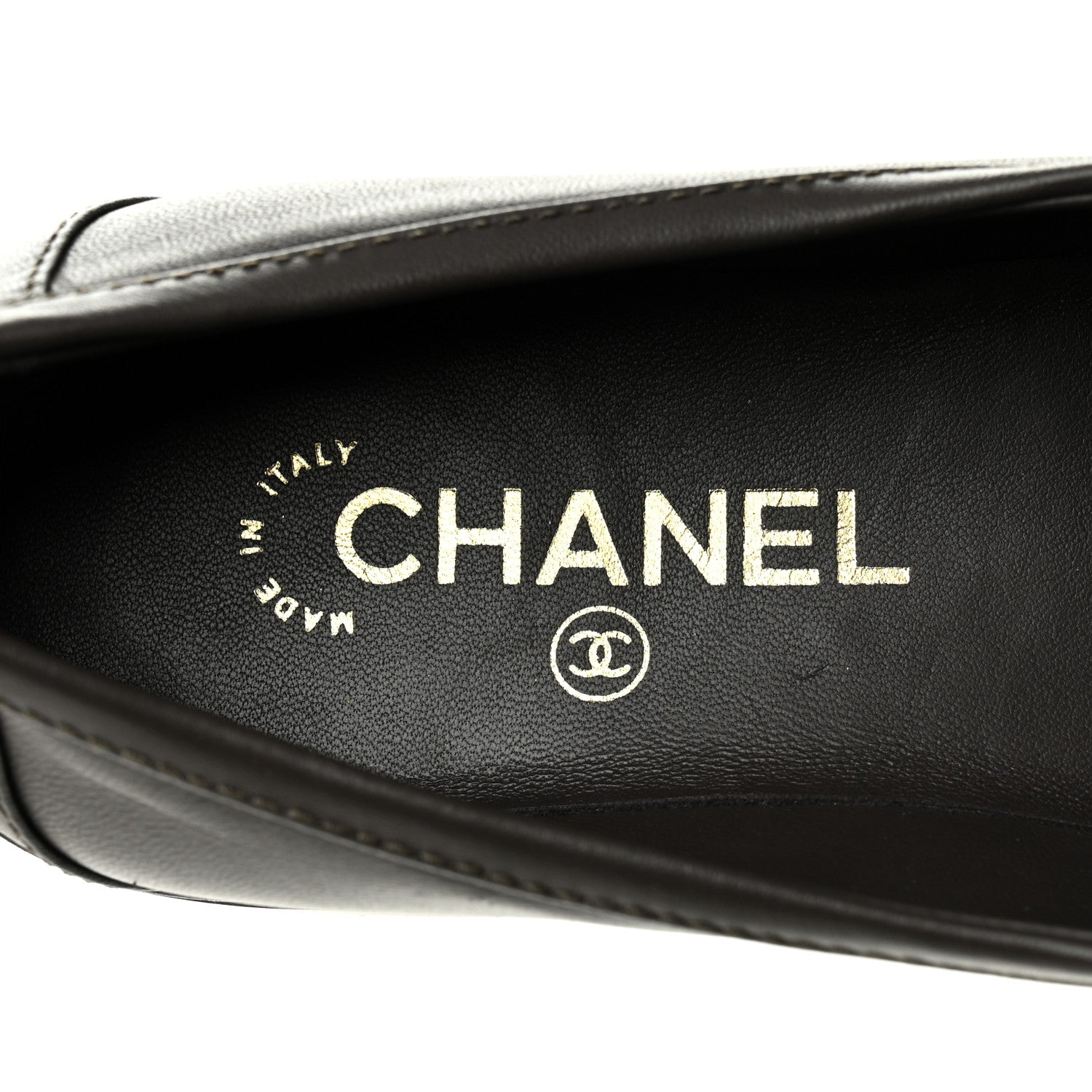 Chanel Lambskin Quilted CC Turnlock Loafers 39 Dark Brown 8 of 10