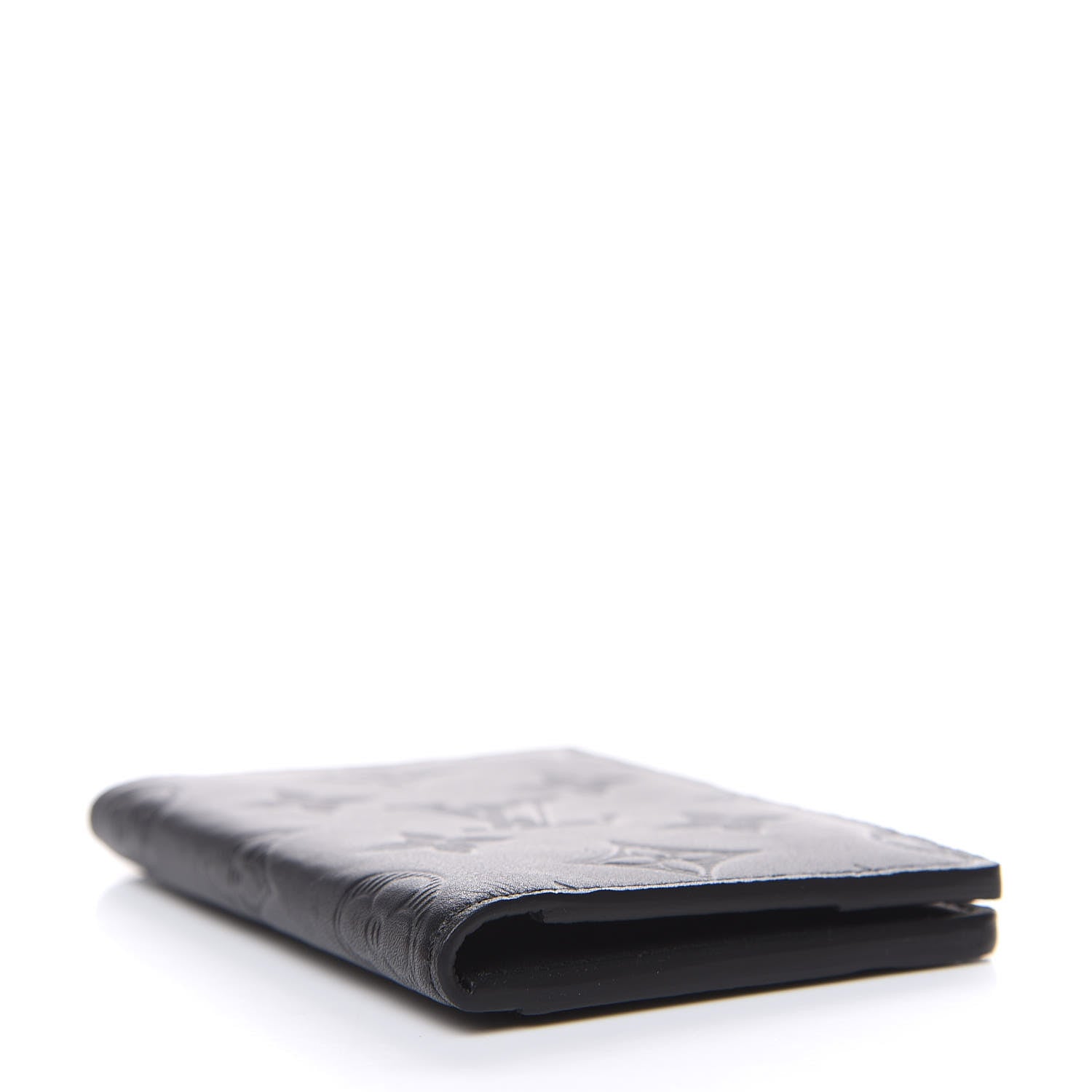 Louis Vuitton Calfskin Monogram Shadow Pocket Organizer Black 4 of 7