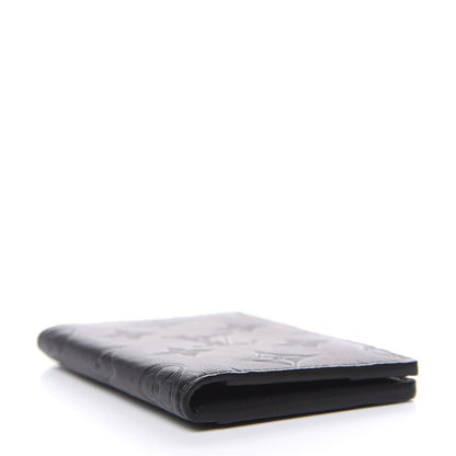 Louis Vuitton Calfskin Monogram Shadow Pocket Organizer Black 4 of 7