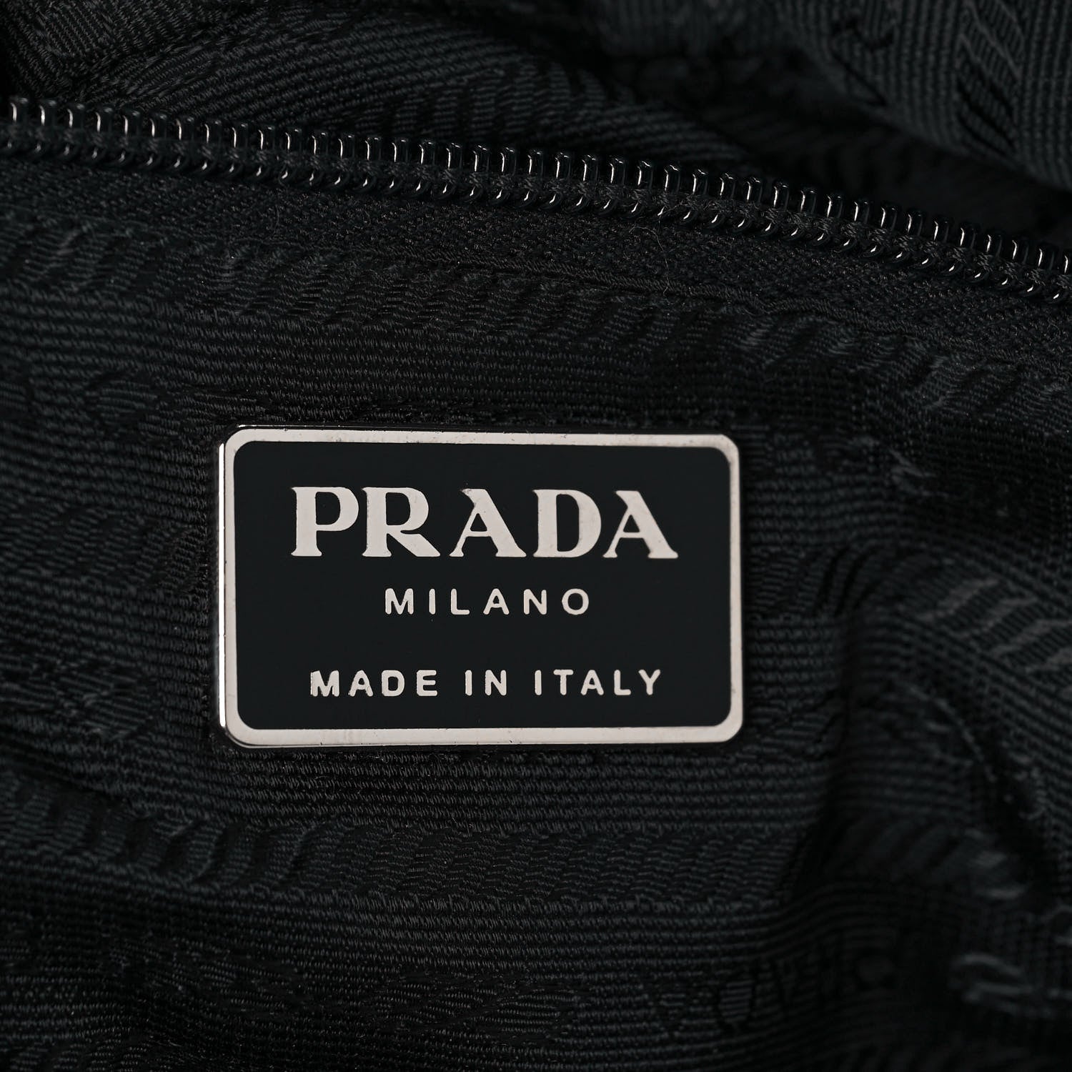 Prada Nylon Flat Messenger Bag Black 6 of 11