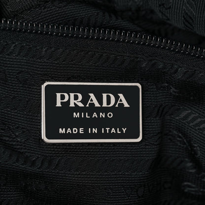 Prada Nylon Flat Messenger Bag Black 6 of 11