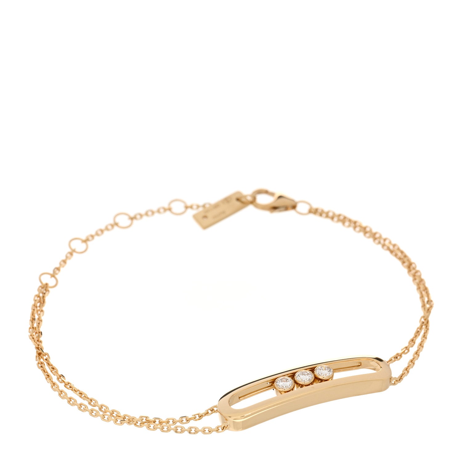 Messika 18K Yellow Gold Diamond Move Classique Bracelet 1 of 5