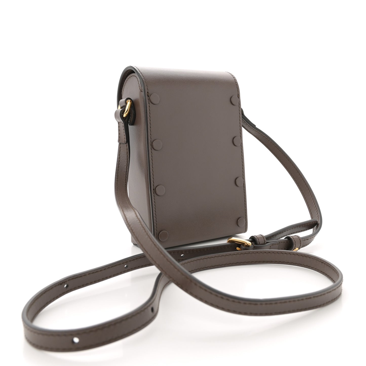 Boarded Plutone Calfskin Mini Horsebit 1955 Crossbody Bag New Acero