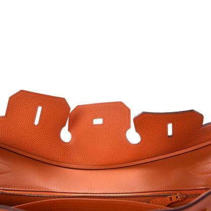 Hermes Togo Birkin 35 Orange 11 of 36