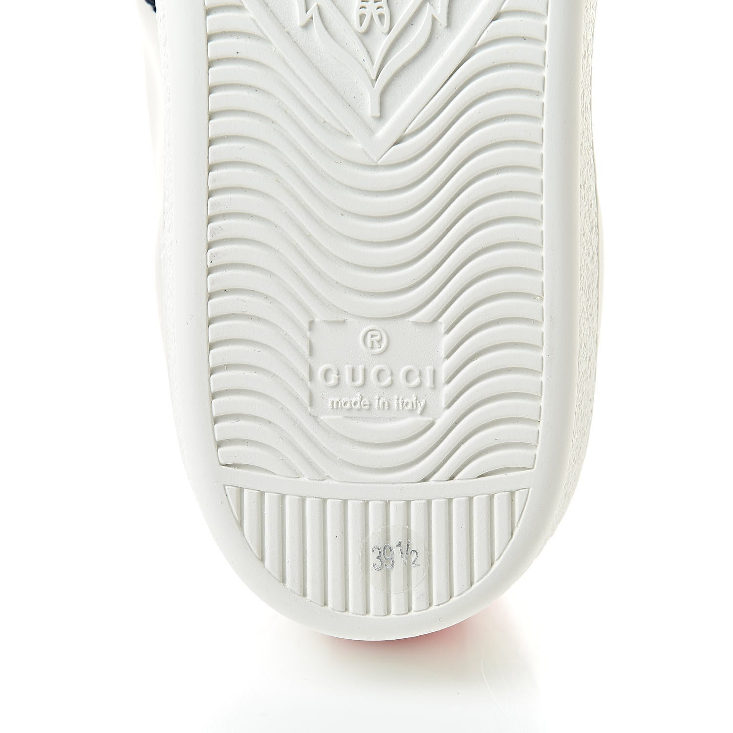 Gucci Calfskin Ayers Blind For Love Embroidered Womens Ace Sneakers 39.5 White 6 of 9