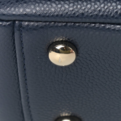 Chanel Caviar Quilted Medium Business Affinity Flap Navy 10 of 14
