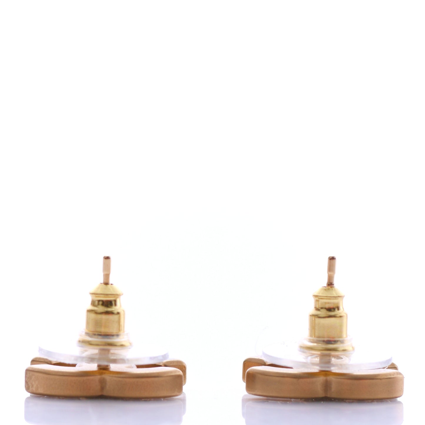 Crystal CC Earrings Gold