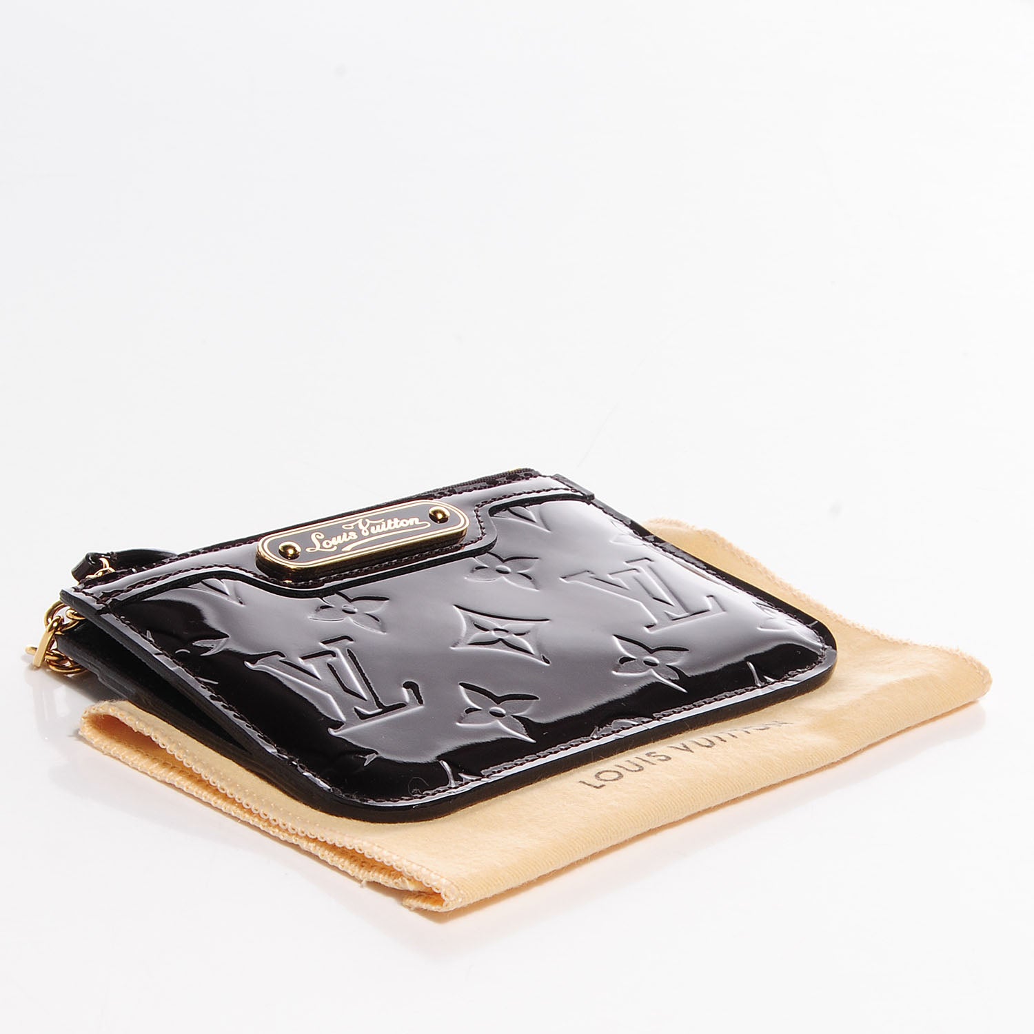 Louis Vuitton Vernis Key Pouch Amarante 4 of 8