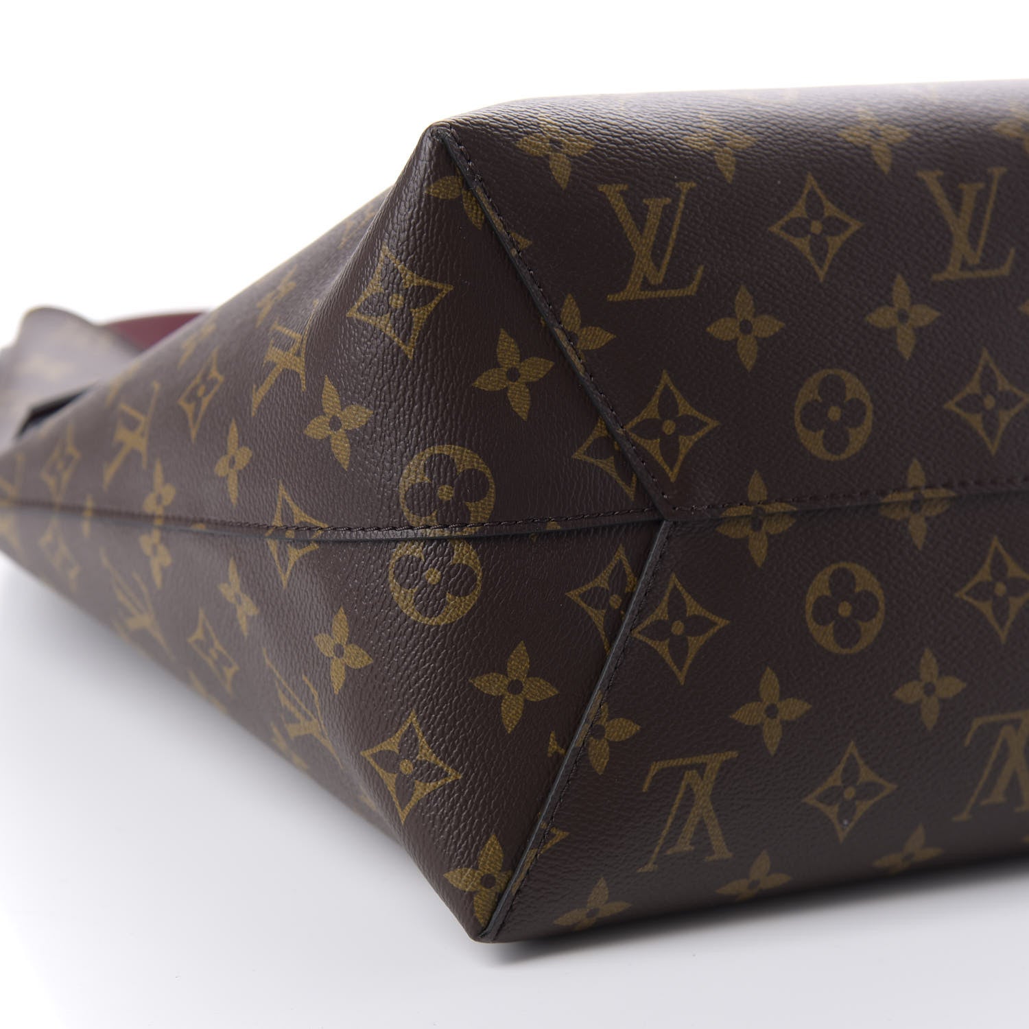 Louis Vuitton Monogram Flower Hobo Bordeaux 6 of 10