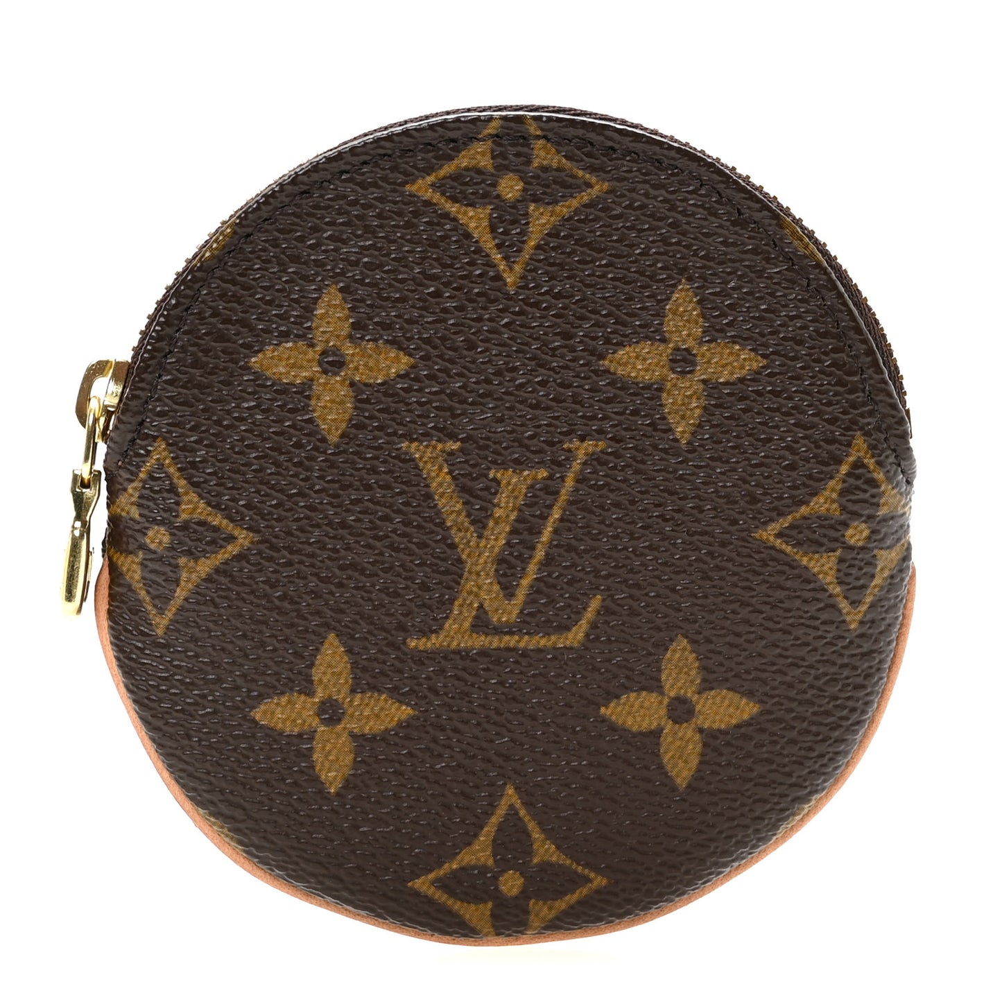Monogram Round Coin Purse