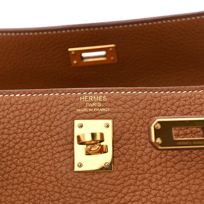 Hermes Togo Kelly Retourne 25 Gold 6 of 10