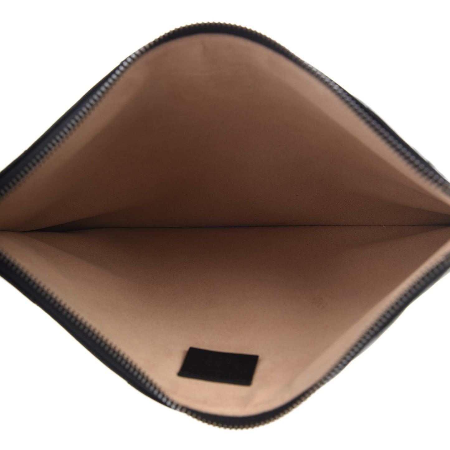 Calfskin Matelasse Large GG Marmont Zip Pouch Black