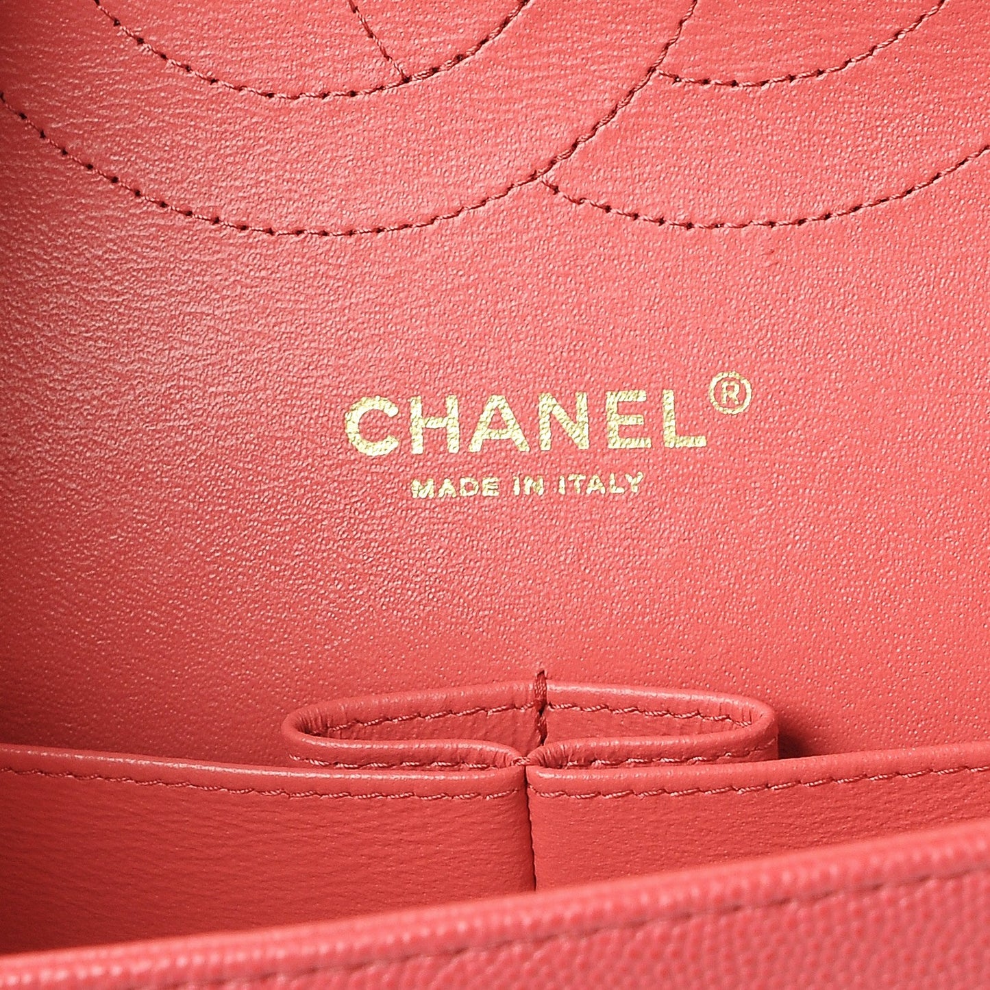 Caviar Quilted Jumbo Double Flap Dark Pink