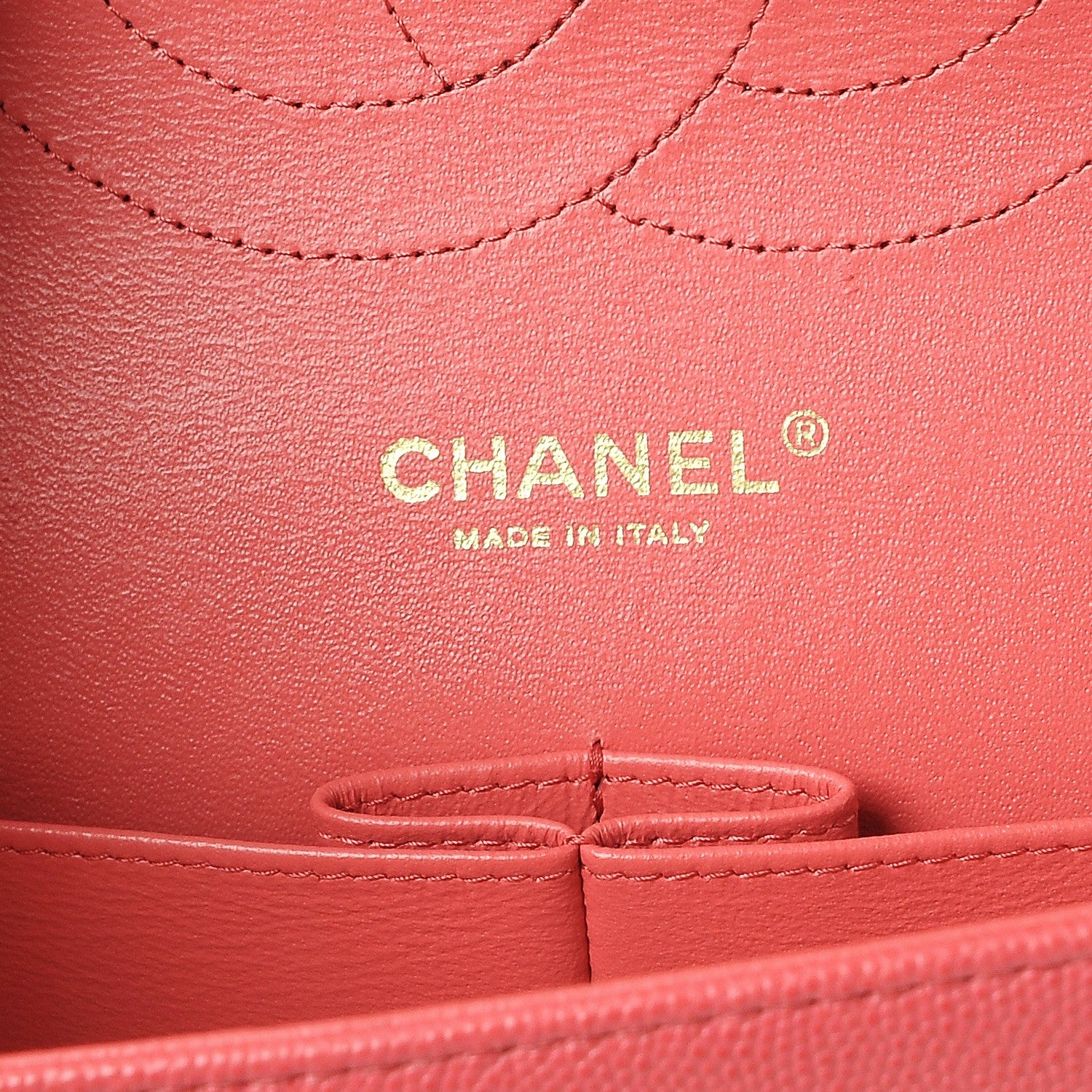 Chanel Caviar Quilted Jumbo Double Flap Dark Pink 6 of 7