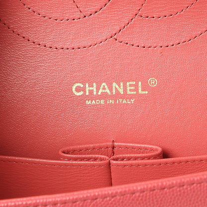 Chanel Caviar Quilted Jumbo Double Flap Dark Pink 6 of 7